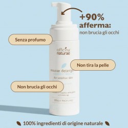 Mousse Detergente Viso Pelle Sensibile