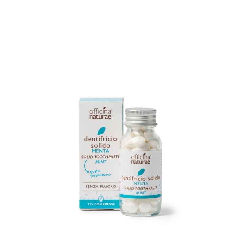 Dentifricio Solido in Pastiglie Menta