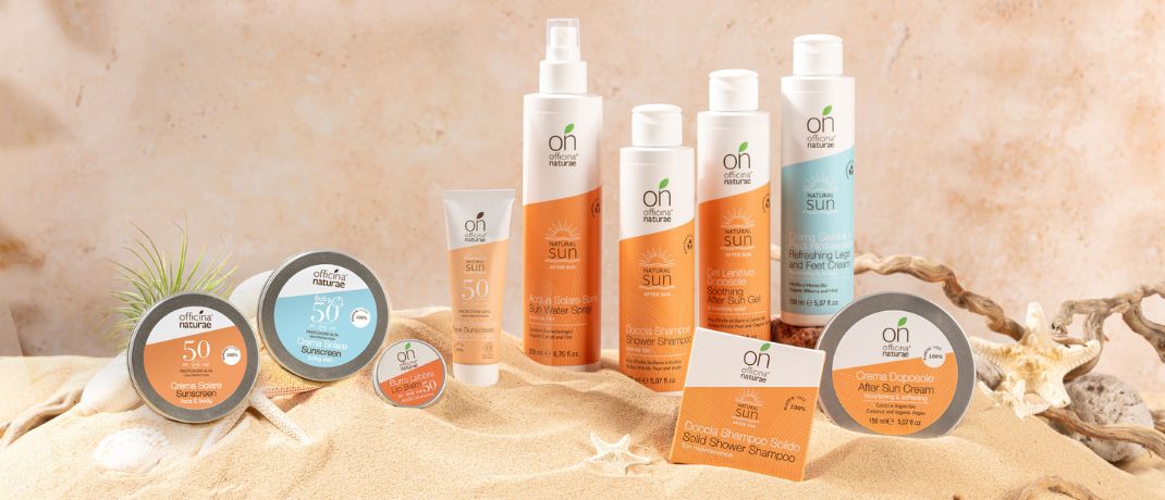 Linea solari e doposole officina naturae